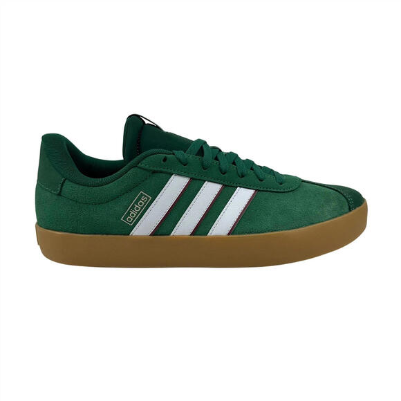 Adidas VL Court 3.0 Dark Green White Mens Athletic Sneaker IH4790 Mens Size 11.5